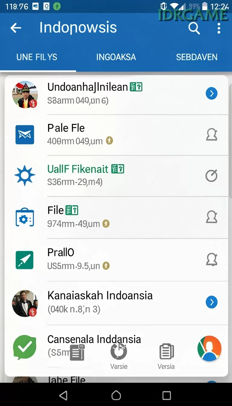 Cuplikan layar PROTOGEL — aktivitas
