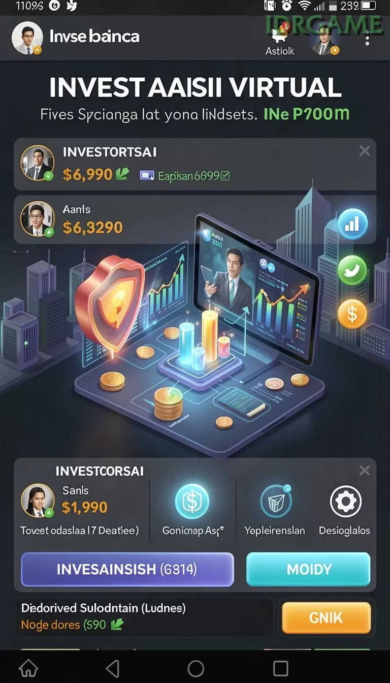 Cuplikan layar QTGAME — menu navigasi